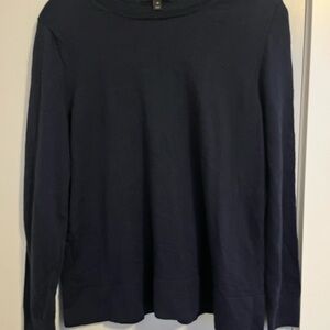 Banana Republic Navy Wool Pullover